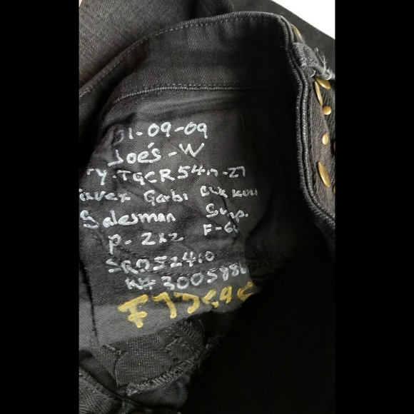 Joe's Jeans super rare saleman sample brass detail - Picture 3 of 4